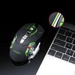 Q-13 Draadloze Gaming Muis - 2.4GHz RGB Optisch Ergonomisch, Verzenden