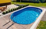 Piscine Ibiza Metal Ovale 800 x 416 x 150 (y compris évideme, Jardin & Terrasse, Accessoires de piscine, Neuf, Verzenden