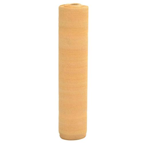 vidaXL Privacynet 75 g/m² 1,5x10 m HDPE zandkleurig, Tuin en Terras, Parasols, Nieuw, Verzenden
