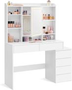 Kaptafel met spiegel en verlichting - met spiegel en, Verzenden, Nieuw