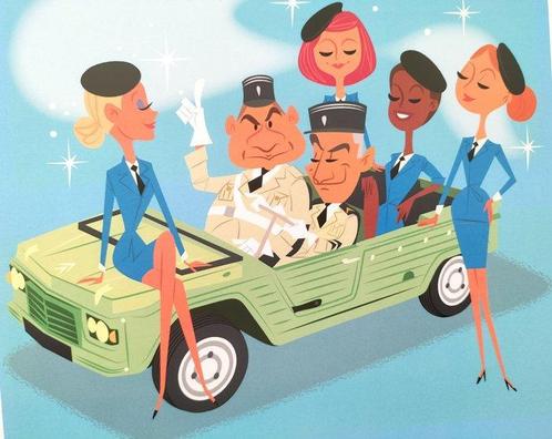 Monsieur Z - Les Gendarmes de Saint Tropez - Année 2016, Antiek en Kunst, Kunst | Tekeningen en Fotografie