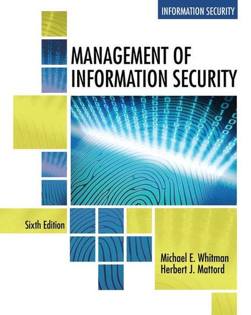 Management of Information Security 9781337405713, Boeken, Taal | Engels, Gelezen, Verzenden