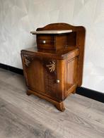 Kast - Hout, Marmer - Houtsnijwerk, Antiek en Kunst