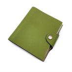 Hermès - Green Togo Leather Ulysse Mini Notebook cover with, Antiquités & Art