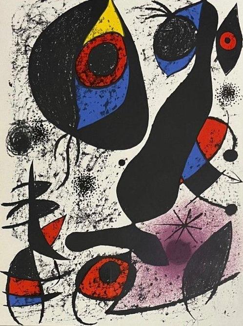 Joan Miro (1893-1983) - Composition Joyeuse, Antiek en Kunst, Antiek | Overige Antiek