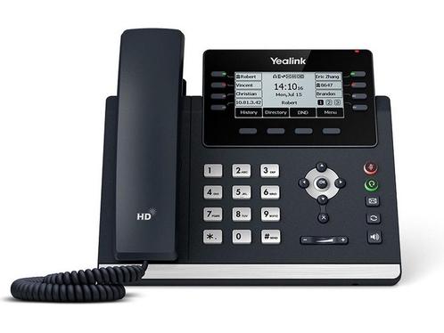 Yealink SIP-T43U IP telefoon Grijs 12 regels LCD Wifi, Huis en Inrichting, Woonaccessoires | Overige, Nieuw, Verzenden