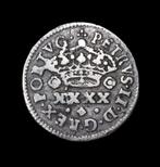 Portugal. D. Pedro II (1683-1706). Meio Tostão (50 Réis) -, Postzegels en Munten