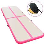 vidaXL Gymnastiekmat met pomp opblaasbaar 300x100x10 cm PVC, Sport en Fitness, Verzenden, Nieuw