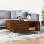 vidaXL Table basse chêne marron 80x80x36,5 cm bois, Maison & Meubles, Tables | Tables de salon, Neuf, Verzenden