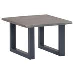 vidaXL Salontafel met natuurlijke randen 60x60x40 cm, Huis en Inrichting, Verzenden, Nieuw