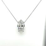 Halsketting - 14 karaat Witgoud - 4.05ct. tw. Diamant, Handtassen en Accessoires, Kettingen, Nieuw