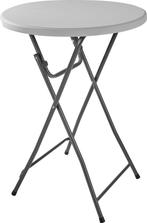Statafel - Bartafel - Statafelrok - Partytafel - 80 cm - Wit, Verzenden, Nieuw