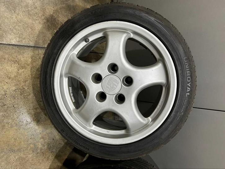 Online veiling - Replica Porsche set 4 velgen en banden, Auto's, Porsche, Ophalen