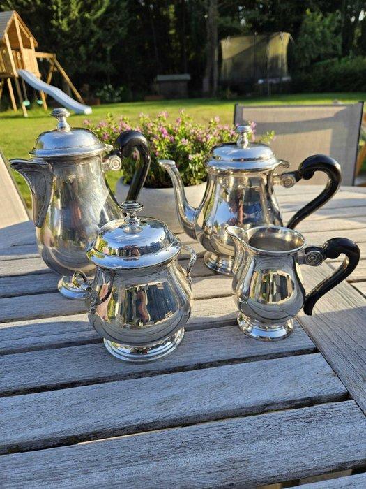 St Medard - Theeservies (4) - Verzilverd - Zilverkleurige, Antiek en Kunst, Antiek | Meubels | Tafels