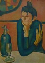 Scuola europea (XX), da Pablo Picasso - La bevitrice di