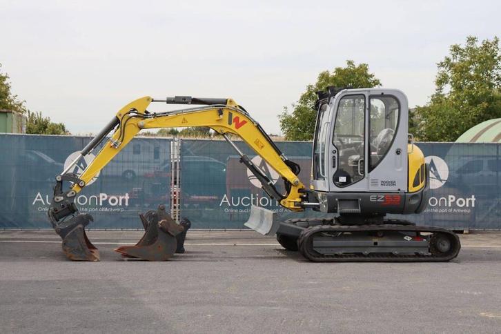 Veiling: Rupsgraafmachine Wacker Neuson EZ53 Diesel 36.4kW 2, Zakelijke goederen, Machines en Bouw | Kranen en Graafmachines, Ophalen
