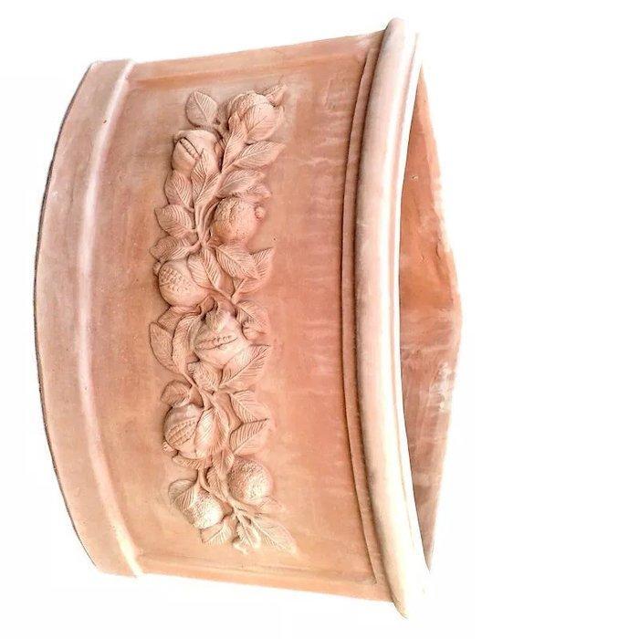 Vaas - Aardewerk - hoekvaas Max, Antiek en Kunst, Curiosa en Brocante