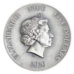 Niue. 5 Dollars 2020 2 oz $5 NZD Niue Silver The Battle God