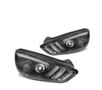Phares Pour Ford Focus Mk3 15-18 Led Dynamique Drl Noir, Verzenden