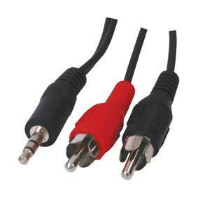 Mini Jack M naar 2x Tulp M Diverse lengtes, TV, Hi-fi & Vidéo, Câbles audio & Câbles de télévision, Enlèvement ou Envoi