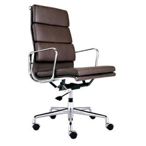Bureaustoel softpad EA219 Leder bruin, Huis en Inrichting, Bureaus, Nieuw, Verzenden