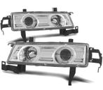 Phares Pour Honda Prelude 92-96 Angel Eyes Fond Chromé, Auto-onderdelen, Verzenden, Nieuw
