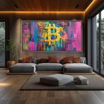 Dine Chanima (XX-XXI) - (XXL) Giant Bitcoin in Bold Spray, Antiek en Kunst, Kunst | Schilderijen | Modern