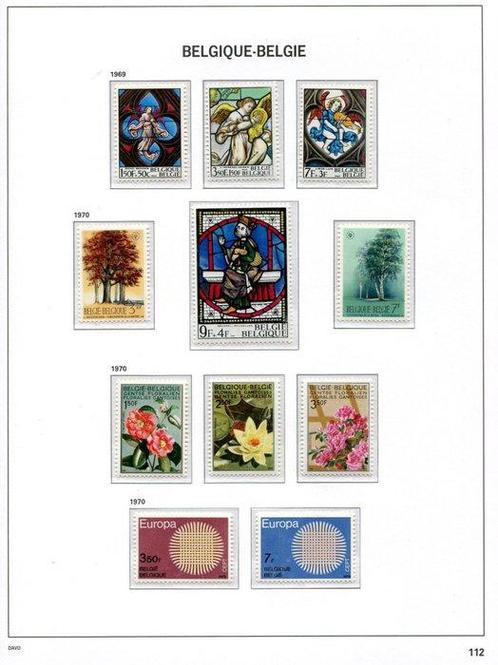 Belgique 1970/1984 - Collection complète selon le contenu de, Postzegels en Munten, Postzegels | Europa | België