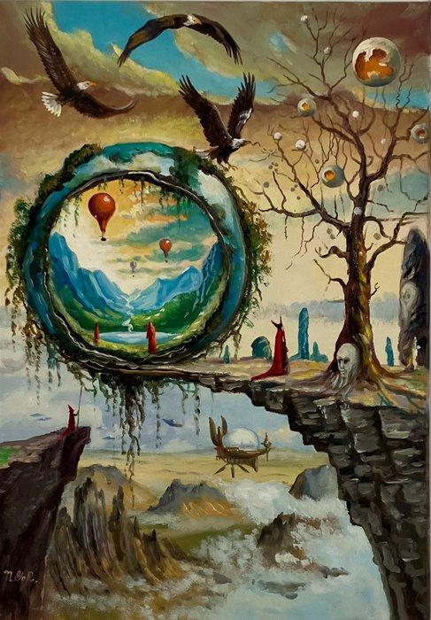 Nikolay Gorovoy (1953) - Molecule of Life, Antiek en Kunst, Kunst | Schilderijen | Modern
