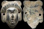 Oud-Romeins applicatie met afbeelding van het gezicht van, Antiek en Kunst