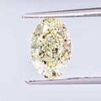 1 pcs Diamant  (Natuurlijk gekleurd)  - 3.01 ct - Ovaal -, Nieuw