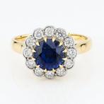 [GRS Certified] - (Royal Blue Sapphire) 2.50 Cts - (Diamond)