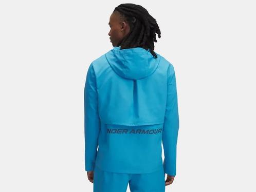 Under Armour Launch Hooded Jacket-Blu 452 - Maat LG, Kleding | Heren, Truien en Vesten, Blauw, Nieuw, Ophalen of Verzenden