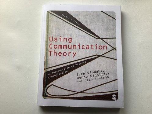 Using Communication Theory 9781412948395 Sven Windahl, Boeken, Overige Boeken, Gelezen, Verzenden