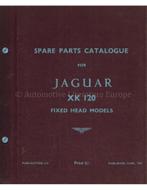 1953 JAGUAR XK 120 ONDERDELEN CATALOGUS ENGELS, Auto diversen, Handleidingen en Instructieboekjes