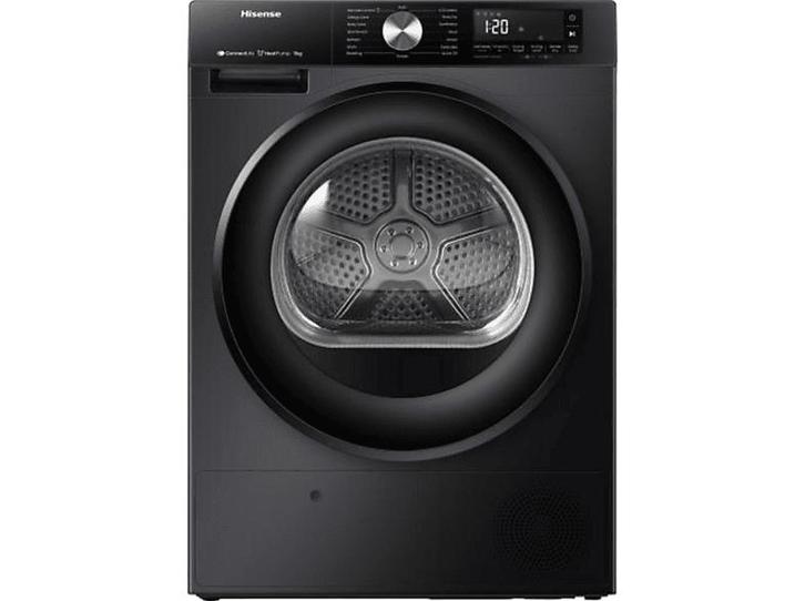 Hisense -  Warmtepomp Droogkast C  - Zwart, Elektronische apparatuur, Droogkasten, Nieuw, Voorlader, 95 cm of meer, Verzenden