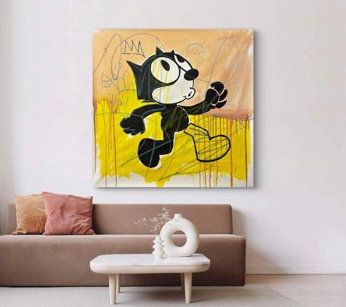 Freda People (1988-1990) - Felix The Cat Street Art, Antiek en Kunst, Kunst | Schilderijen | Modern