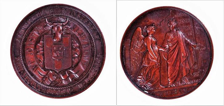 At the art festival in Antwerp By L Wiener, Postzegels en Munten, Penningen en Medailles, Verzenden