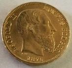 België. Leopold II (1865-1909). 20 Francs 1875, Postzegels en Munten
