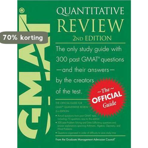 The Official Guide for GMAT Quantitative Review, Boeken, Overige Boeken, Gelezen, Verzenden