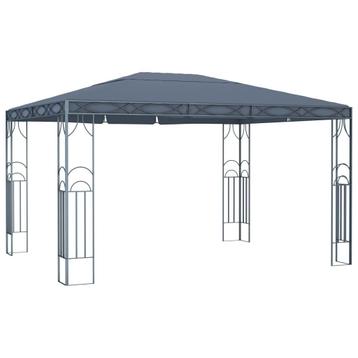 vidaXL Prieel 400x300 cm antraciet, Verzenden