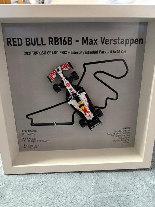 Vicen Alvarez - Red Bull RB16B - Max Verstappen - White, Hobby en Vrije tijd, Modelauto's | 1:5 tot 1:12