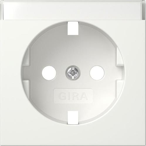 Gira Schuko inbouwstopcontact 55 zuiver wit - 494703, Doe-het-zelf en Bouw, Elektriciteit en Kabels, Verzenden