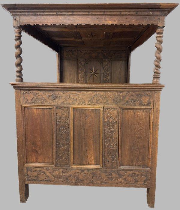 Hemelbed - Eik, Antiek en Kunst, Antiek | Overige Antiek