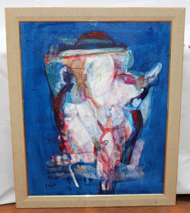 Carlos Méndez (1943) - Estudio II, Antiek en Kunst, Kunst | Schilderijen | Klassiek