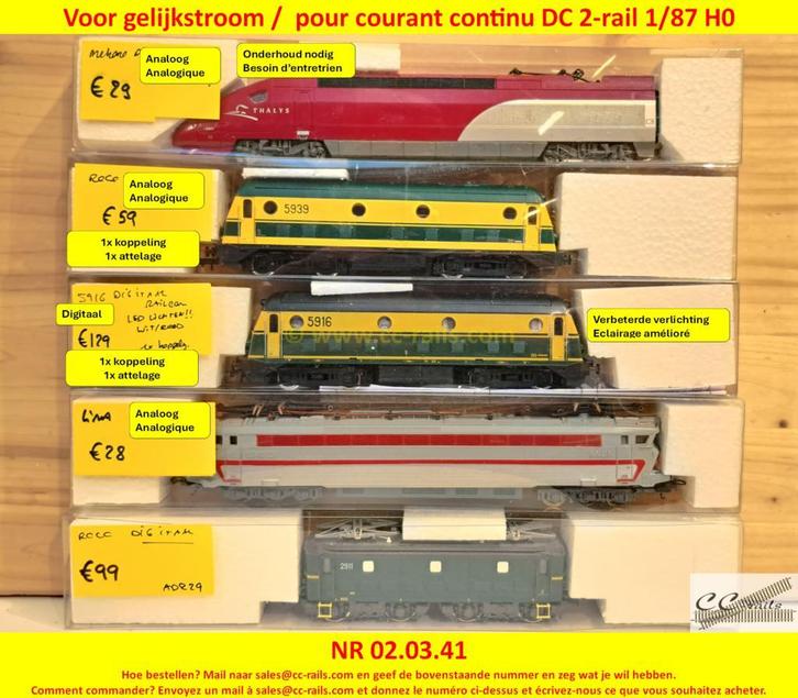 Gelijkstroom modeltreinen 2dehands Roco Fleischmann Trix, Hobby en Vrije tijd, Modeltreinen | H0, Nieuw, Ophalen of Verzenden