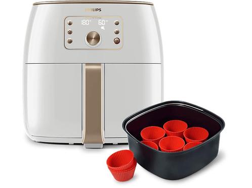 Philips -  Airfryer Xxl Premium  - Wit, Elektronische apparatuur, Airfryers, Airfryer XXL, Nieuw, 1000 t/m 1499 gram, Verzenden