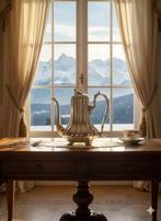 Silver-Plated Teapot by Skinner & Co. Sheffield – Ribbed