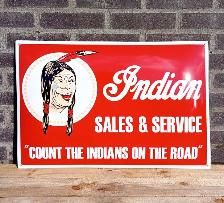 Indian sales & service, Verzamelen, Merken en Reclamevoorwerpen, Verzenden