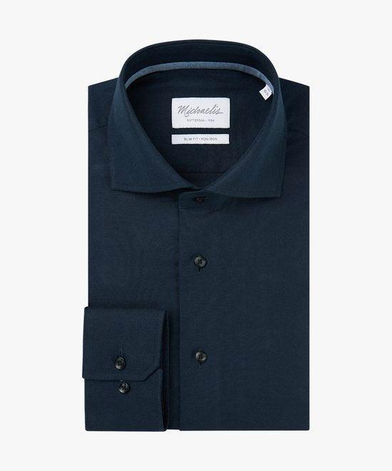 2dekans | Michaelis slim fit heren overhemd - dobby - groen, Kleding | Dames, Broeken en Pantalons, Ophalen of Verzenden